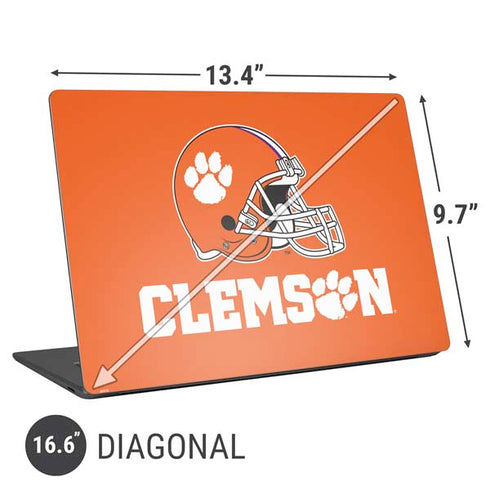 Clemson University Football Universal Laptop 16.6in (13.4 x 9.7in) Skin